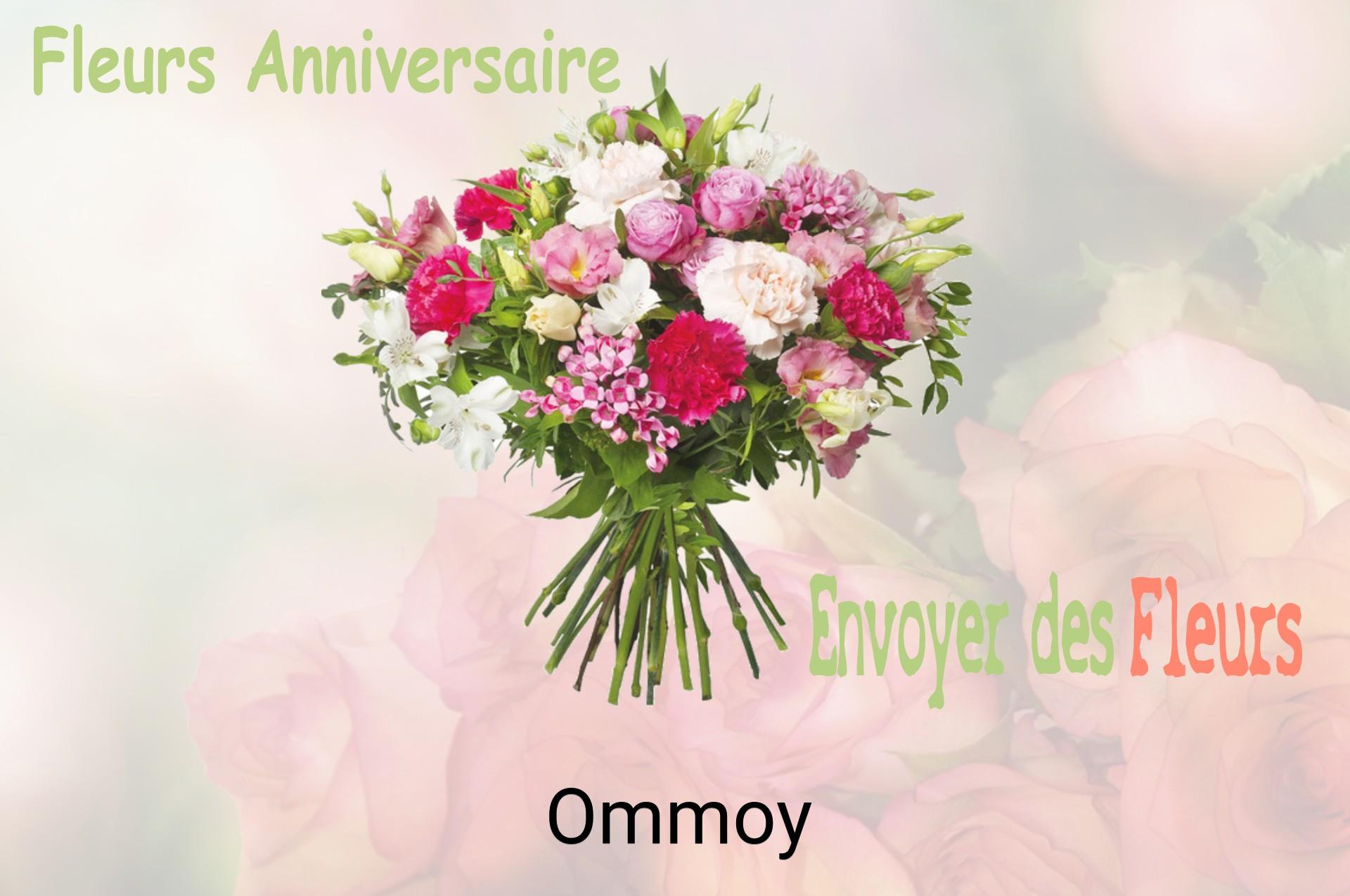 Bouquet de fleurs d’anniversaire livré à Ommoy